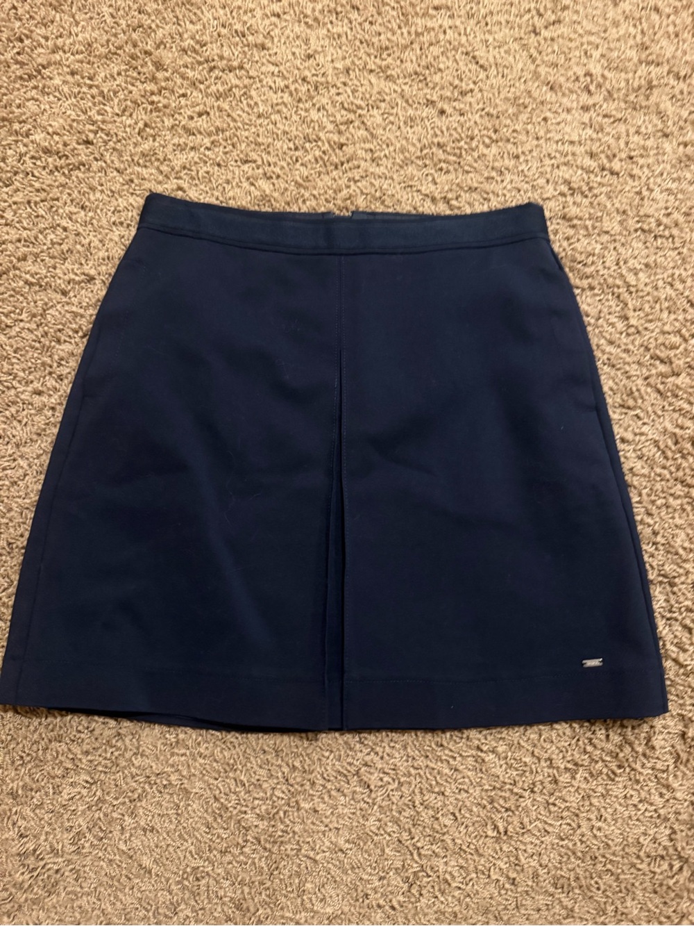 NWOT Tommy Hilfiger Navy Front Pleat Golf Skirt